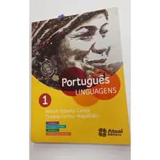Livro Portugues Linguagens vol 1 Ensino médio Editora Atual Wilian Roberto cereja
