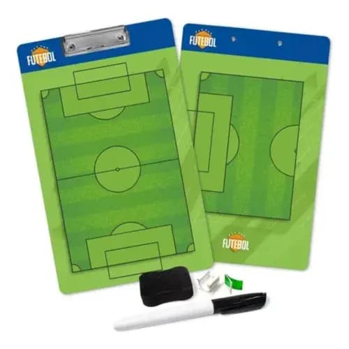 Prancheta Tática Futebol Stalo Com Caneta E Apagador