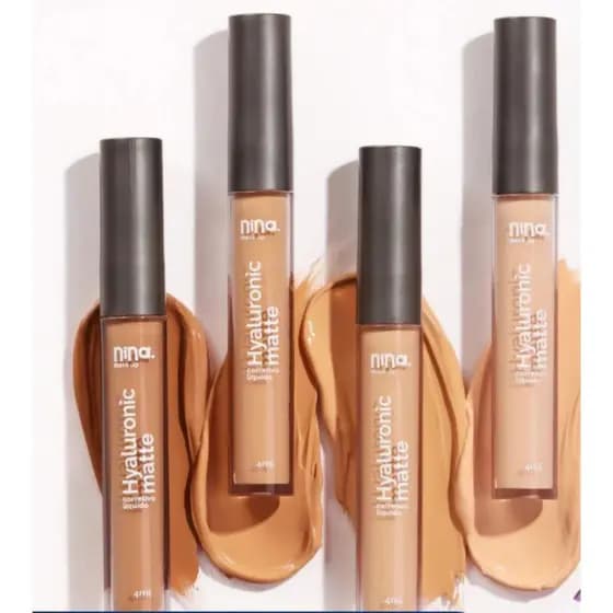 Corretivo Liquido Hyaluronic Matte Nina Makeup