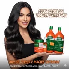 Kit Kareea Collagen 3 em 1 Original • Hidratação Profunda • Shampoo + Condicionador + Máscara