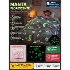 Manta de Microfibra Solteiro Florescente 1,50x2,00m – Toque Macio, Conforto e Estilo para Quarto