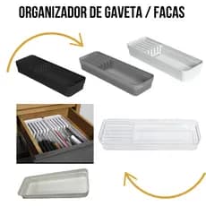 ORGANIZADOR GAVETAS - FACAS - ARMÁRIO