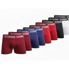 KIT 10 CUECAS BOX BOXER LISA Do P ao GG3