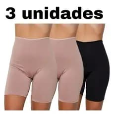 KIT 3 Short Anágua Segunda Pele FEMININO (OTIMOS PARA VESTIDOS)