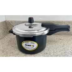 PANELA DE PRESSÃO 5,0 LITROS - FECHAMENTO EXTERNO - TEFLON PRETO