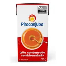 Leite Condensado Piracanjuba 395g Semi Desnatado