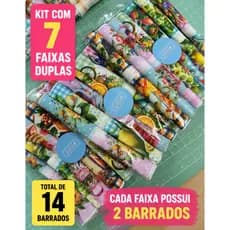 Kit com 14 Barrados Digital para panos de prato artesanato em geral