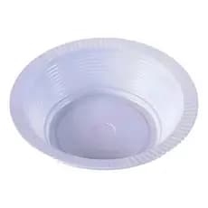 Caixa 500 Prato Descartável Cumbuca Fundo 15cm Sobremesa  Branco