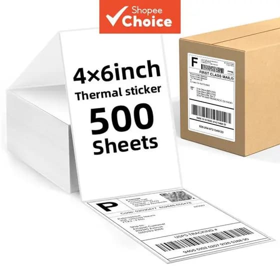 Etiquetas Térmicas Envio Adesivo 10x15cm 500 Peças Papel Branco Direto Endereço De Conhecimento De Embarque Térmico Ades