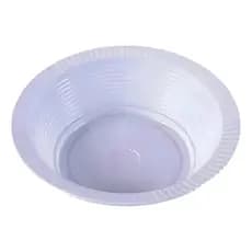 Prato Descartável Cumbuca Fundo 15cm Sobremesa C/ 500 Unidades Branco