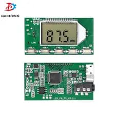 Módulo De Transmissão FM Transmissor Digital Estéreo Placa De Circuito De Microfone Sem Fio