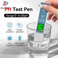 PH13 Smart Backlight LCD Digital pH Caneta Testadora De Base Ácida 0 – 14.00 Com Display De Temperatura Testador De Qual
