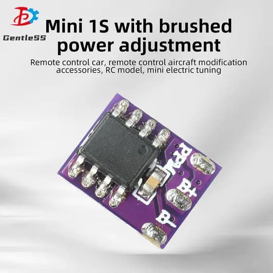 Mini 1S Unidirecional E Bidirecional Escovado ESC Controle Remoto Peças De Modificação De Carro Avião Modelo RC