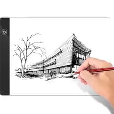 Mesa Prancheta Desenho Portátil Luz A4 Desenho para Digitalizadora