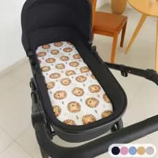 Colchão de Carrinho Moises Colchonete Para Bebê Menino Menina com Capa Removível e Espuma