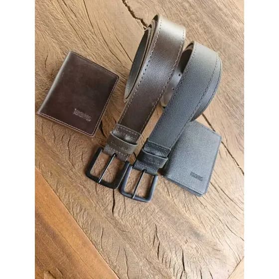 Cinto + Carteira Slim Kit Masculino Torontos