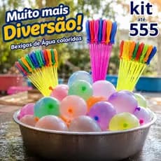 Balão De Água Guerra De Bexiga Splash Ball Muitas Unidades Verão Piscina 555 Bexiga