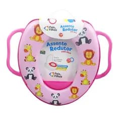 Redutor Assento Sanitario Infantil Com Alça - Pais e Filhos