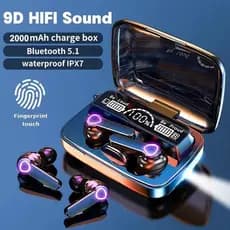 M19 Fone de Ouvido Bluetooth Sem Fio HiFi Estéreo Redução de Ruído Baixa Latência para Android e ios