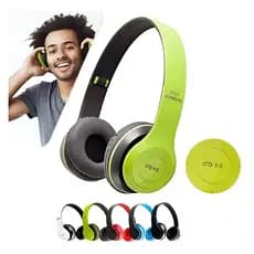 Fone De Ouvido Corrida Bluetooth Regulável Entrada P2 Mp3  p47