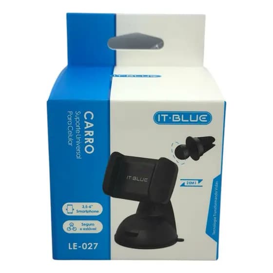 It-Blue LE-027 Universal Suporte Veicular Para Celular 2 em 1 Suporte De Giratório Telefone De 360 Graus