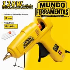 Máquina profissional de cola quente 120w+10 Bastões Ferramenta Ideal para Artesanato Secagem Rápida