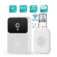 campainha de vídeo WiFi, câmera HD sem fio, detecção de movimento PIR, segurança de alarme IR, campainha doméstica