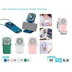 Mini Ventilador Portátil De Pescoço Suspenso Dobrável Com Corda/suporte de celular USB Ventiladores De Mesa De Escritório Em Casa Ao Ar Livre