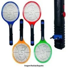 Raqueta Eletrica Mata Mosquitos Pernelongos e Borrachudos