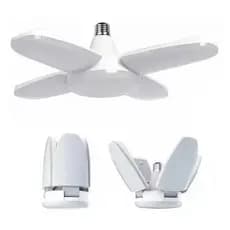 Lâmina De Iluminação Para Sala De Estar Garagem Luz Lâmpada Bulbo LED Pétalas 28W Dobrável Ajustável Multi-Ângulos