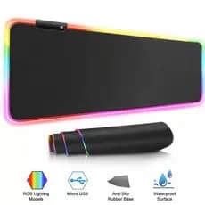 Mouse Pad Gamer Speed Borda Led 7 Cores Rgb DISPONIVEL 300*800