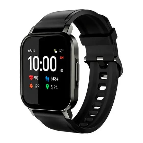 Relógio Smartwatch Haylou Watch 2 LS02  Bluetooth 5.0 Tela 1.4 pol. Preto