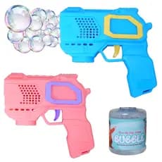 Brinquedo Crianças Máquina Pistola Lança Arma de Bolha Bolinha de Sabão Metralhadora Automatica
