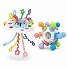 Mordedor Infantil Massageador de Gengiva Bebe Dentição Ponta Mácia BPA FREE