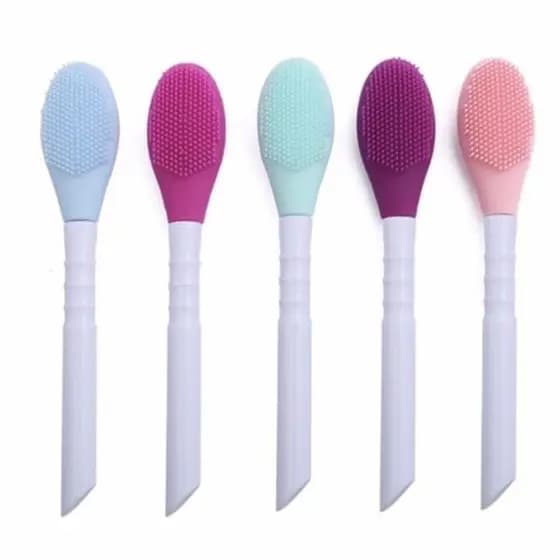 Escova De Limpeza De Nariz De Silicone 1 PONTA - Dupla Face/Esfoliante Para Remoção De Cravos