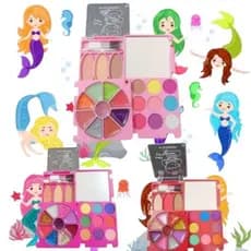 Kit De Maquiagem Infantil Sereia 3 Cores My Life MY8144