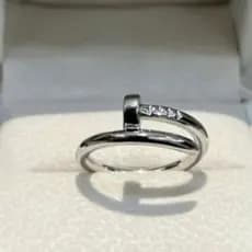 Anel Prego 6mm Aço Inoxidável Prata - Unissex, Estilo Urbano Moderno e Versátil