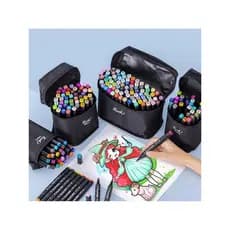 Kit Canetinhas Coloridas 24/36/48 Cores Para Crianças Desenho Escolar Estojo