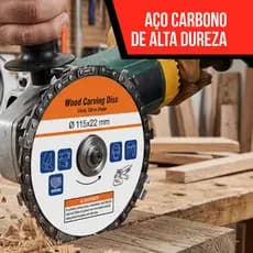 Disco Cortar Madeira Esmerilhadeira Corrente Motosserra