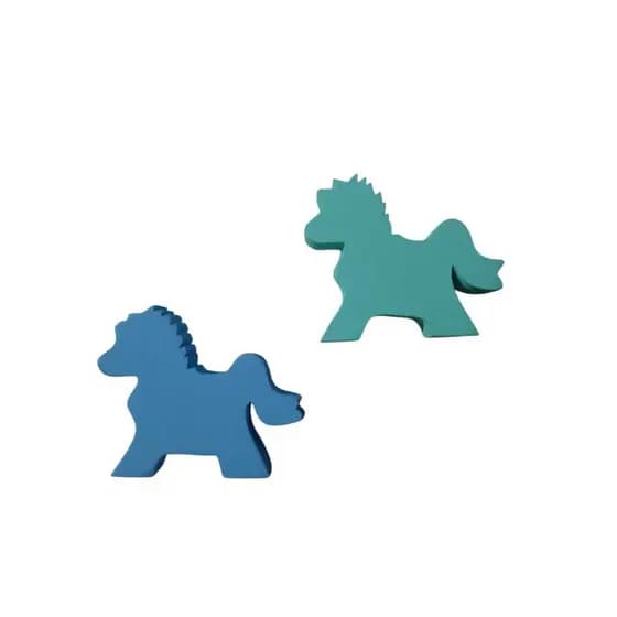 Kit Com 10 - 15 - 20  Puxador de Madeira Cavalo Para Portas,Armarios e Cômodas