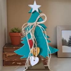 Árvores de Natal em Madeira - Artesanal, Charmosa e Perfeita para Decorar