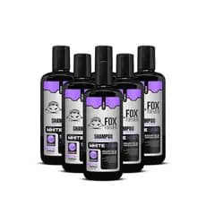 Kit 6 Shampoo Matizador Fox For Men 240ml Anti-Amarelo Profissional Loiros e Grisalhos