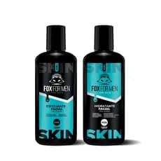 KIT SKIN MASCULINA LIMPEZA E HIDRATAÇÃO FACIAL - FOX FOR MEN
