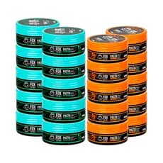PASTAS FOX FOR MEN 10 PREMIUM 150G 10 ORANGE 120G ATACADO