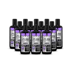 Kit 12 Shampoo Matizador 240ml Fox For Men - Neutraliza Amarelado Cabelo Louro