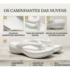 Chinelo Feminino Nuvem Mel