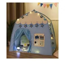 Barraca Tenda menina cabana Criança Infantil Dobrável COM/SEM LEDS ESTRELAS
