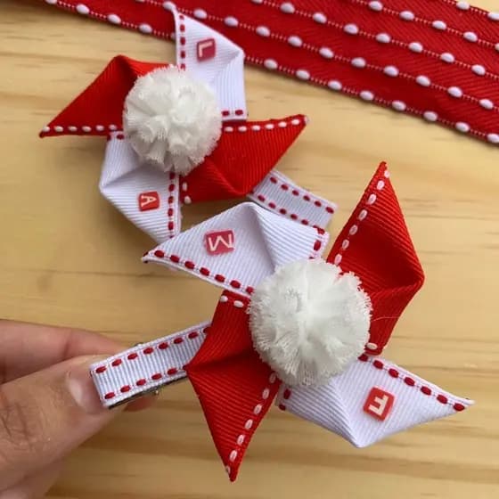 Parzinho de Rair Clips Escolar/Presilhas de Cabelo Menina