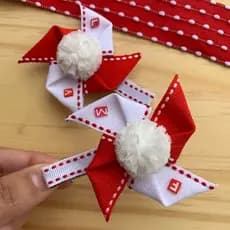Parzinho de Rair Clips Escolar/Presilhas de Cabelo Menina
