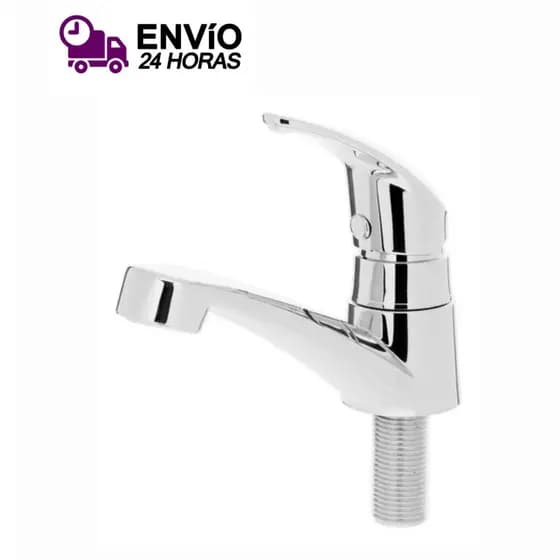 Torneira De Lavatório De Pia De Banheiro 1/2 Cromada ABS Com Alavanca